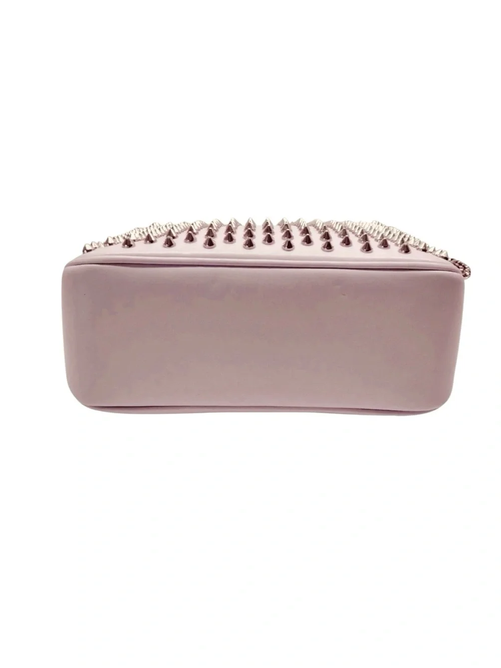 Christian Louboutin Studded Small Triloubi Chain Shoulder Bag iBallerina Pink
